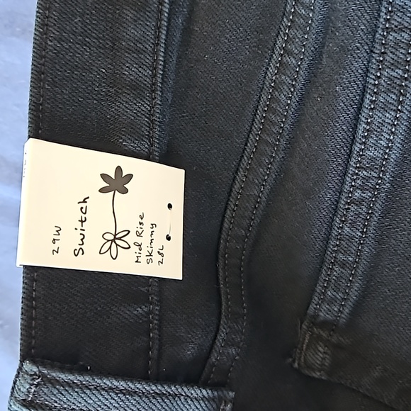 Aritzia Sunday Best Switch Skinny Jean Black 29 - Picture 4 of 8